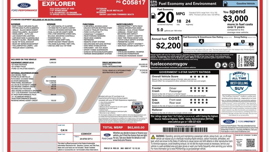 2023 Ford Explorer ST