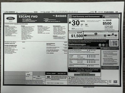 2023 Ford Escape ST-Line