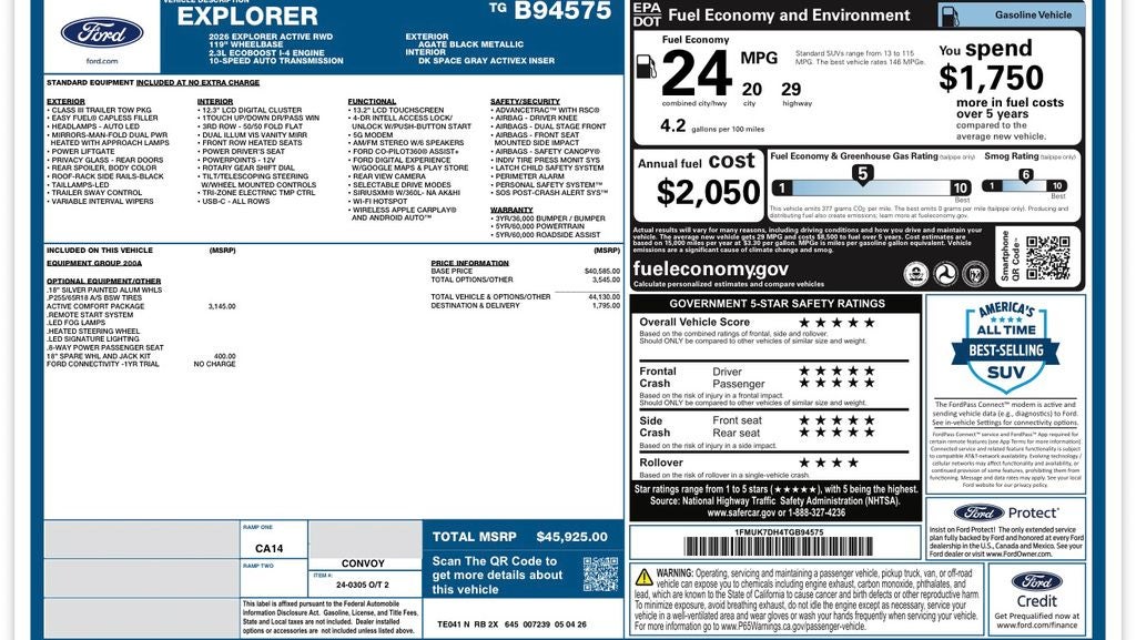 2026 Ford Explorer Active