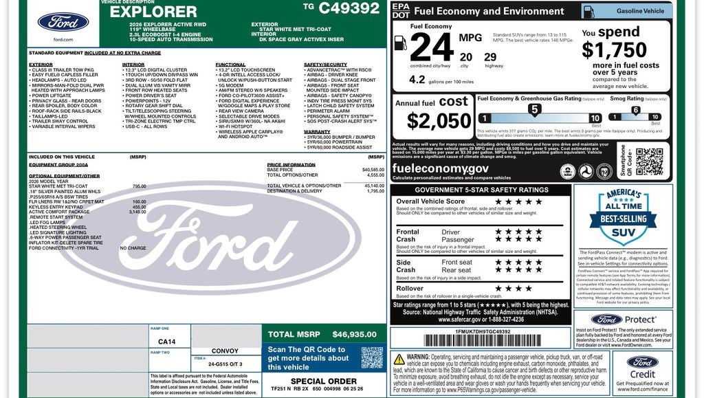 2026 Ford Explorer Active