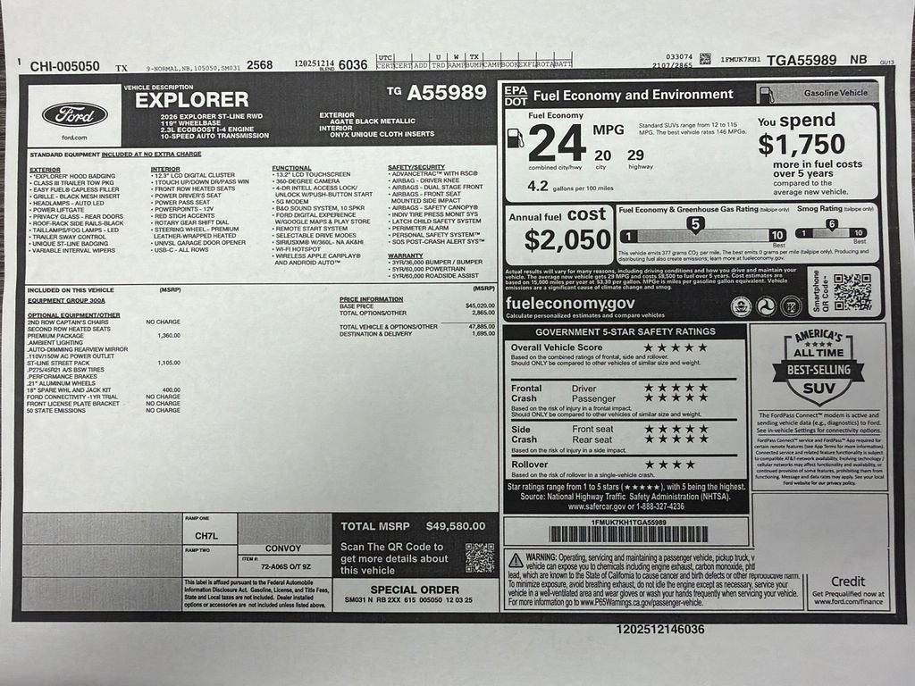 2026 Ford Explorer ST-Line