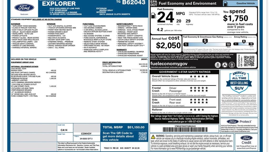 2026 Ford Explorer ST-Line