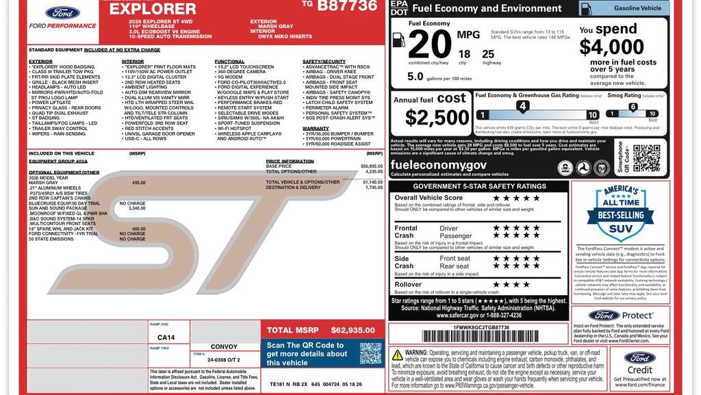 2026 Ford Explorer ST