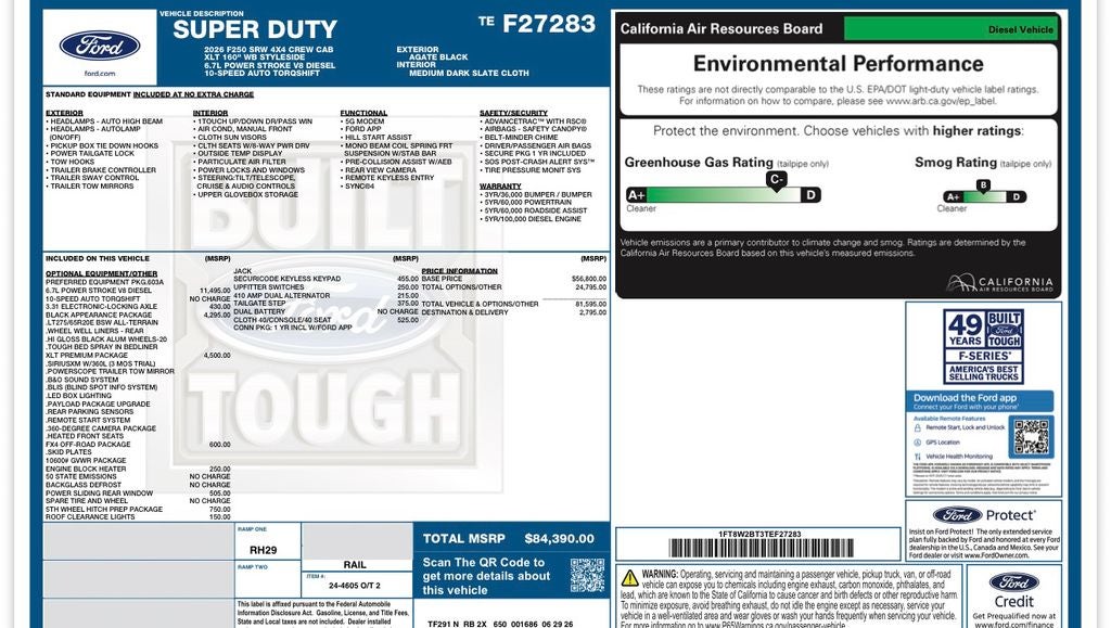 2026 Ford F-250SD XLT