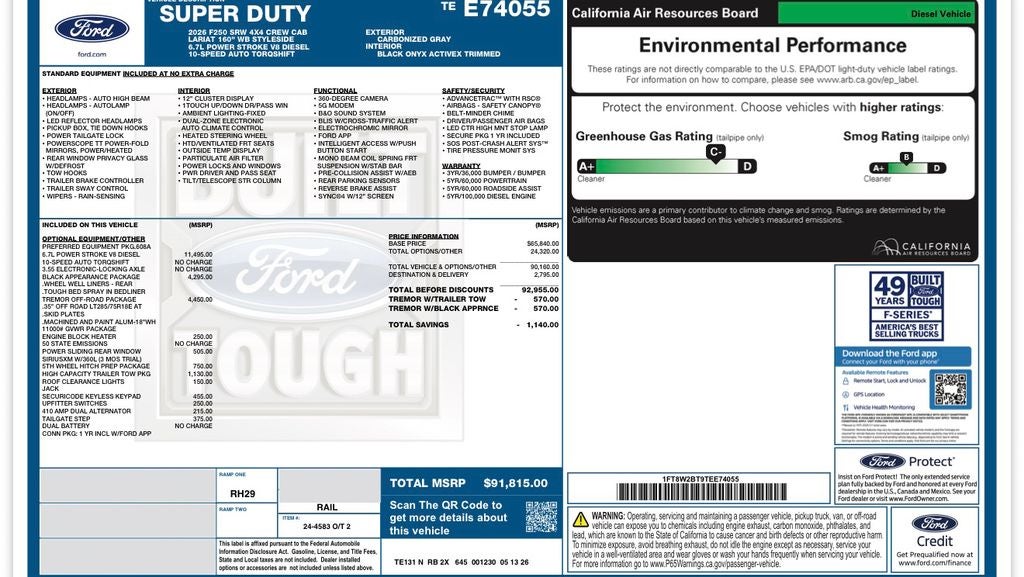 2026 Ford F-250SD Lariat