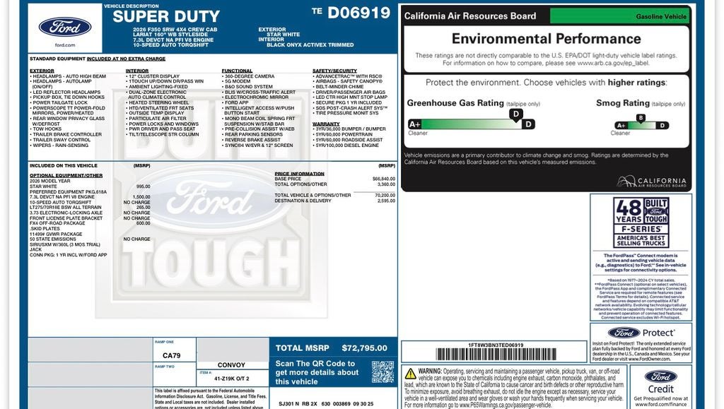 2026 Ford F-350SD Lariat