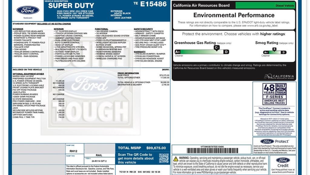 2026 Ford F-350SD King Ranch