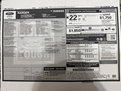 2021 Ford Ranger Lariat