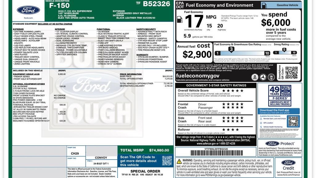 2026 Ford F-150 Tremor