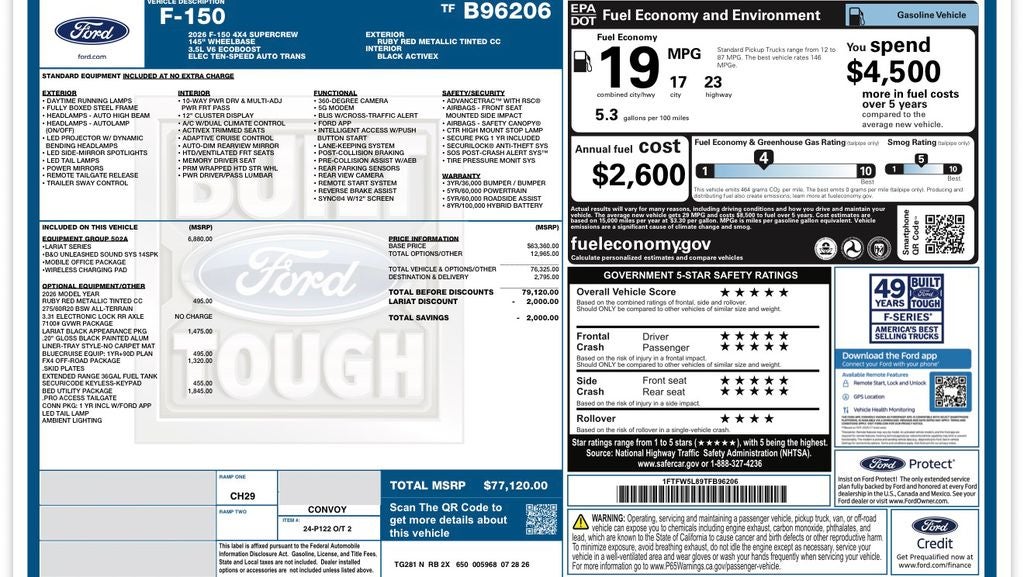 2026 Ford F-150 Lariat