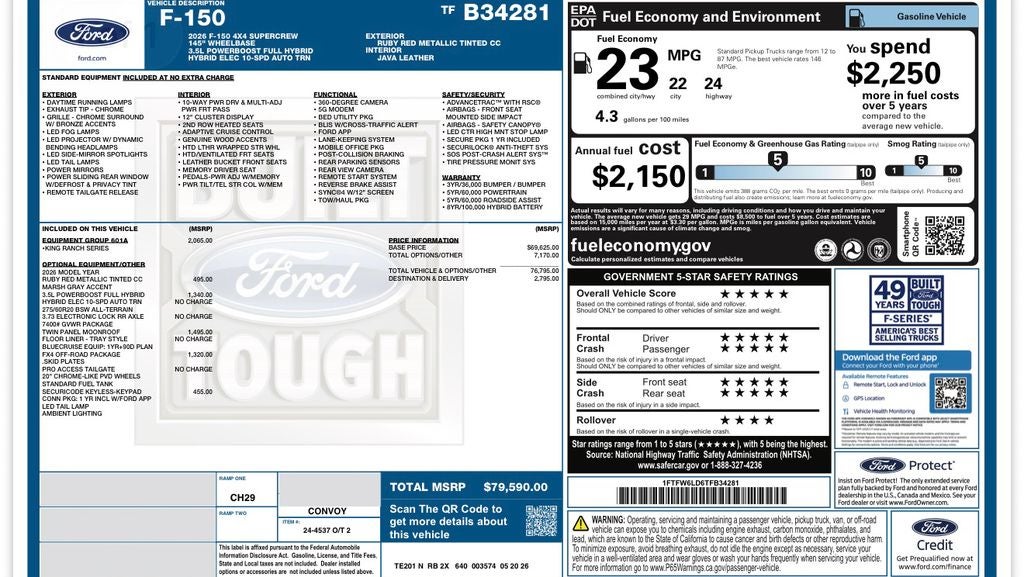 2026 Ford F-150 King Ranch