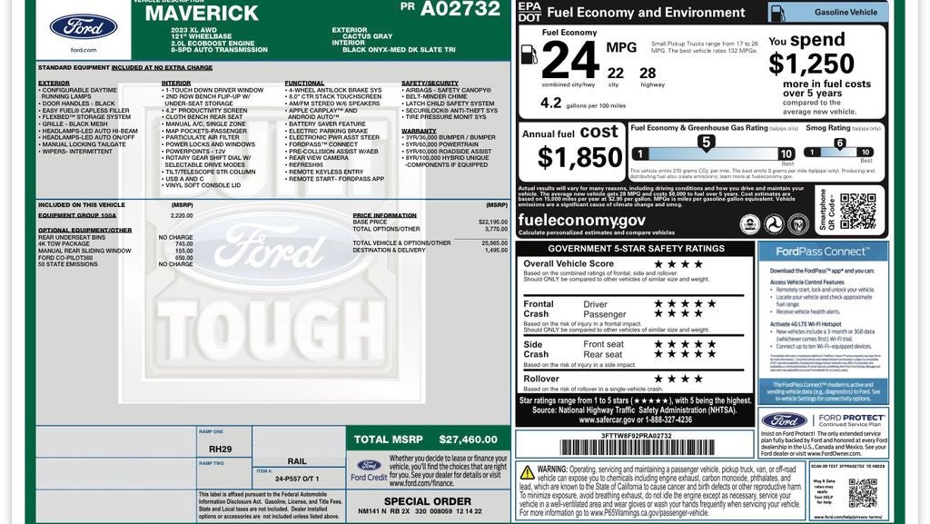 2023 Ford Maverick XL