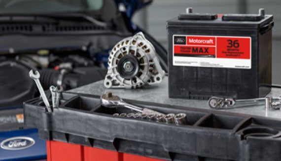 Motorcraft® Tested Tough® PLUS Batteries, $149.95 MSRP, or redeem
