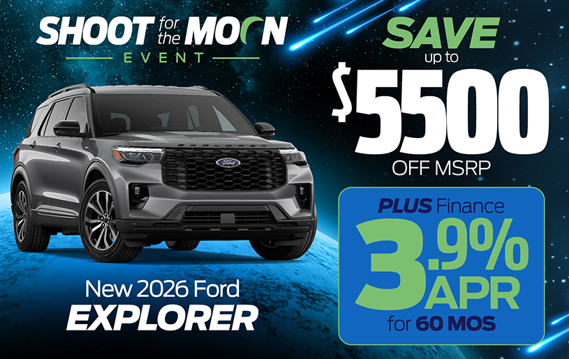 2026 Ford Explorer special offer at Kelly Ford in Melbourne, FL