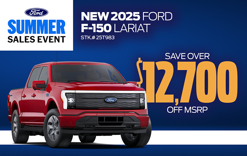 2025 Ford F-150 lease special at Kelly Ford in Melbourne, FL