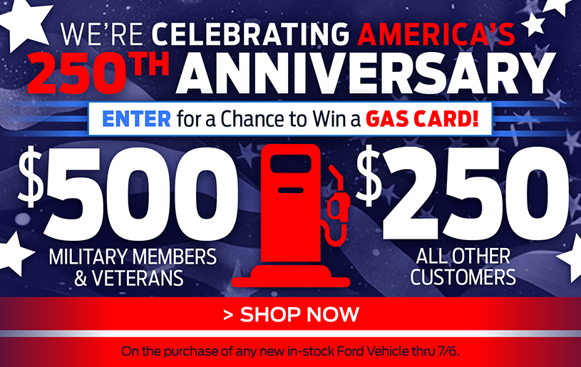 Kelly Ford Military Sales Event and Gas Card Offer