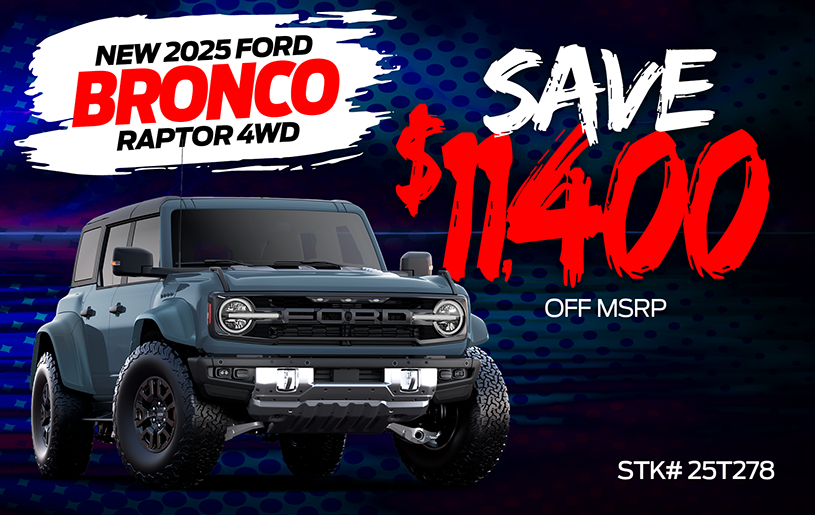 2025 Ford Bronco Sport special offer at Kelly Ford in Melbourne, FL