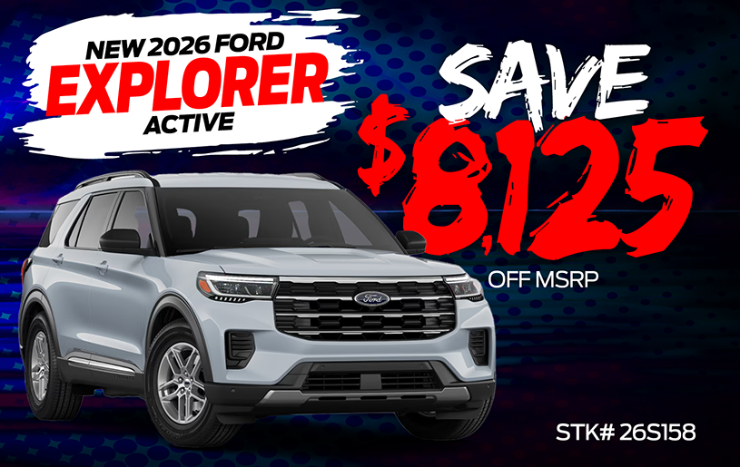 2026 Ford Explorer special offer at Kelly Ford in Melbourne, FL