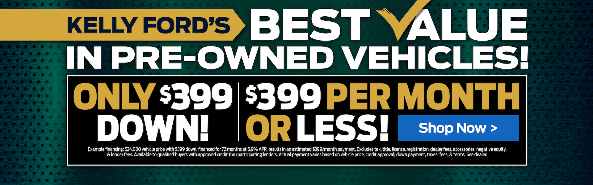 $399 Per mo. Used Cars